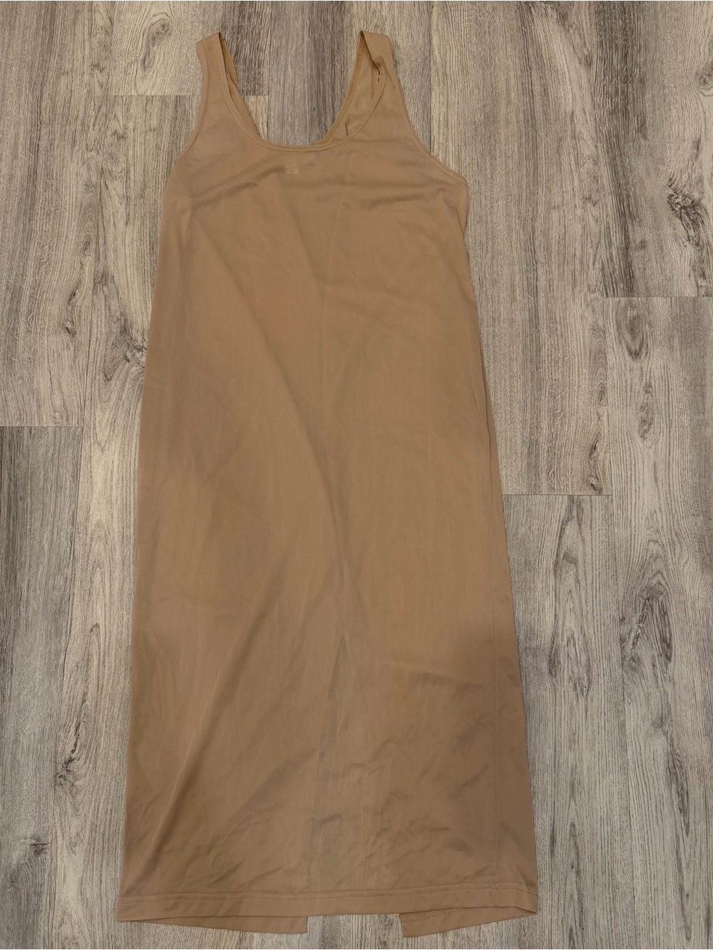 French Rags Nude Maxi Slip Dress Size Small Layering Dress Neutral